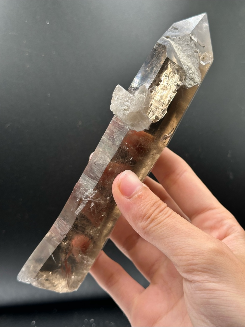 Natural Smokey Quartz Point from Arkansas 🫧🤎🫧 NSQ1